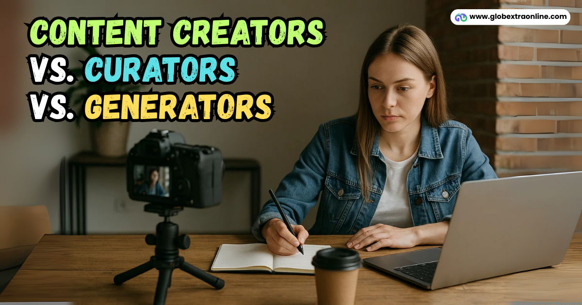 Content Creators Vs. Curators Vs. Generators: 14 Versatile Points That Sets Them Apart